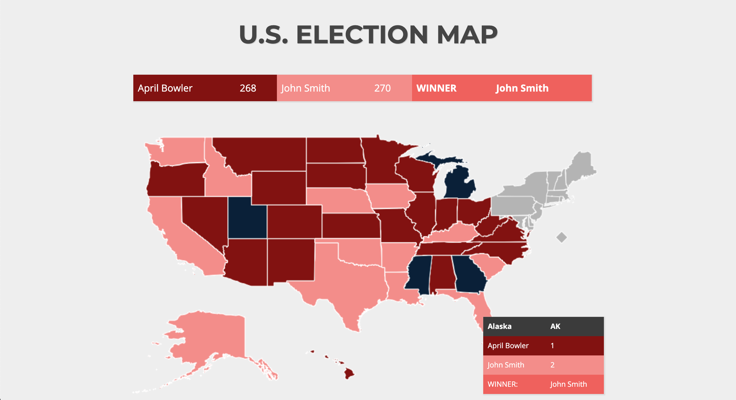 Interactive Election Map